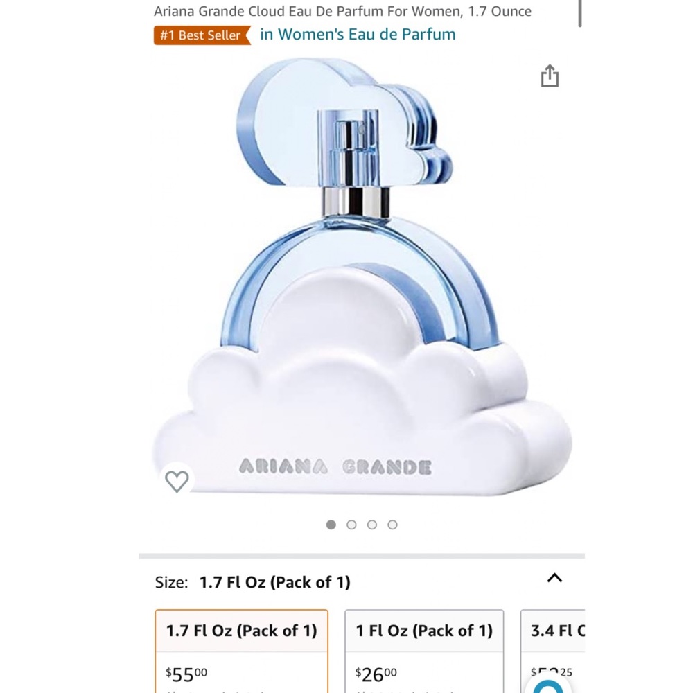 Ariana Grande Cloud Perfume